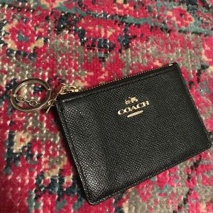 Classic Black COACH Mini Skinny ID Case